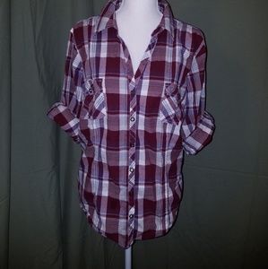 Sonoma plaid dress shirt